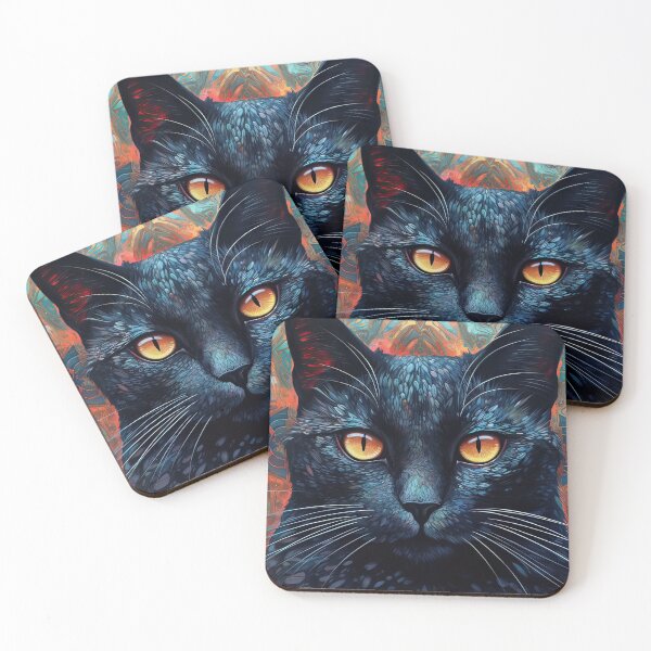 Item preview, Black cat. Sacred Animals. Artwork #17 designed and sold by LollyShineART.
