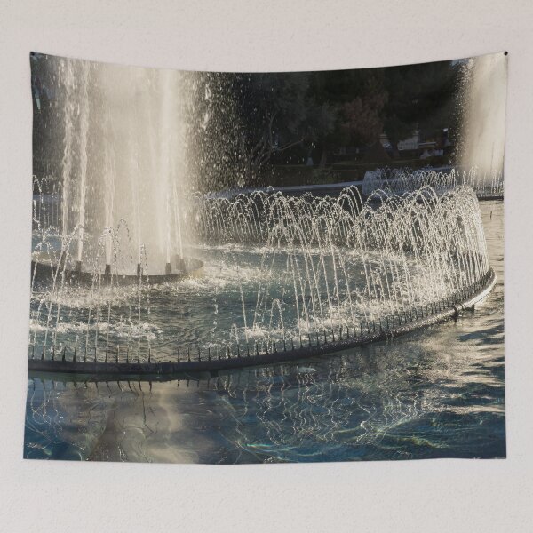 Item preview, Joyous Sunlit Splashes - Caesars Palace Fountains Las Vegas designed and sold by Georgia Mizuleva.