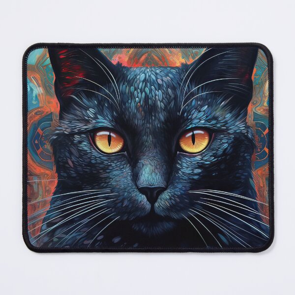 Item preview, Black cat. Sacred Animals. Artwork #17 designed and sold by LollyShineART.