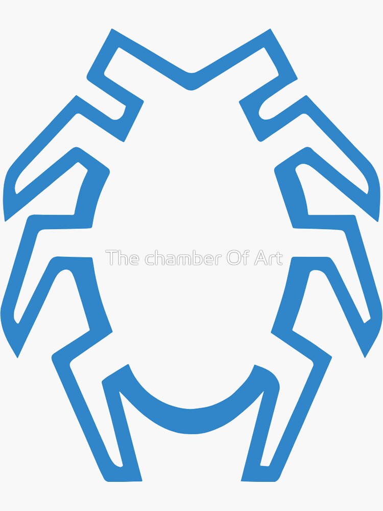 Logo beetle line art style Royalty Free Vector Image