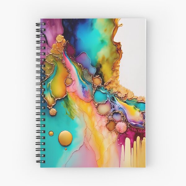 Item preview, Multicolour Fluid Alcohol Ink Art designed and sold by BilgePaksoylu.