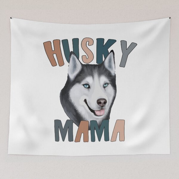 Artikelvorschau, Husky-Mama, Husky-Mama entworfen und verkauft von printify.