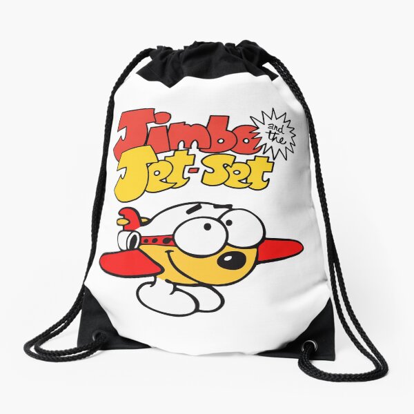 Jimbo and the Jet Set Drawstring Bag