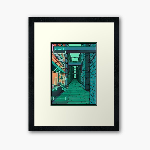 Aperçu de l'œuvre "Cyber" - Ukiyo-e japonais créée et vendue par Patryk Wiatrowski.
