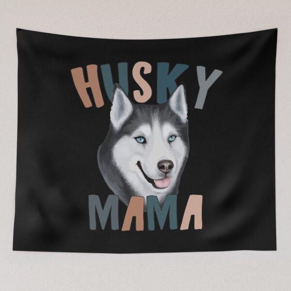 Artikelvorschau, Husky-Mama, Husky-Mama entworfen und verkauft von printify.