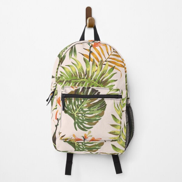 Item preview, Tropical leaves and flowers all over design designed and sold by Lolly's Lane Shoppe.