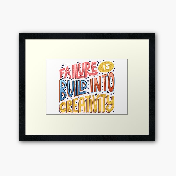 Item preview, Failure is build into creativity | success quote  designed and sold by DesignsCornerCo.