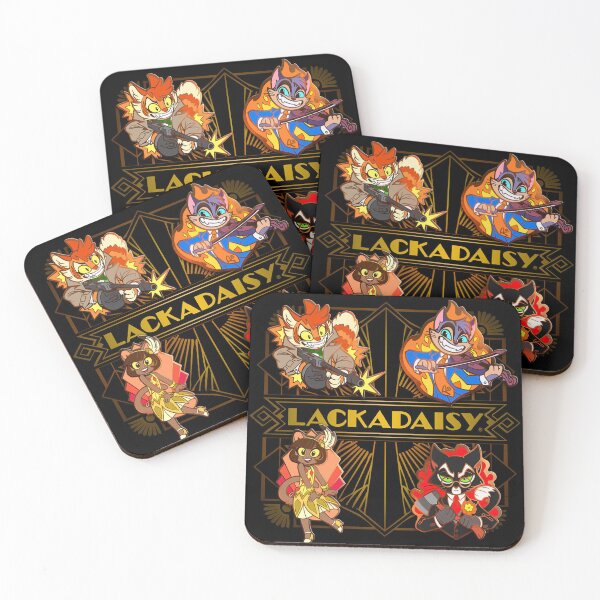 Item preview, Lackadaisy Set Pin designed and sold by Creations-by-AD.