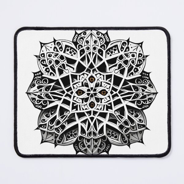 Item preview, intricate arabic pattern, black and white, 2d designed and sold by basitcv.