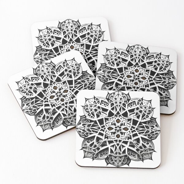 Item preview, intricate arabic pattern, black and white, 2d designed and sold by basitcv.