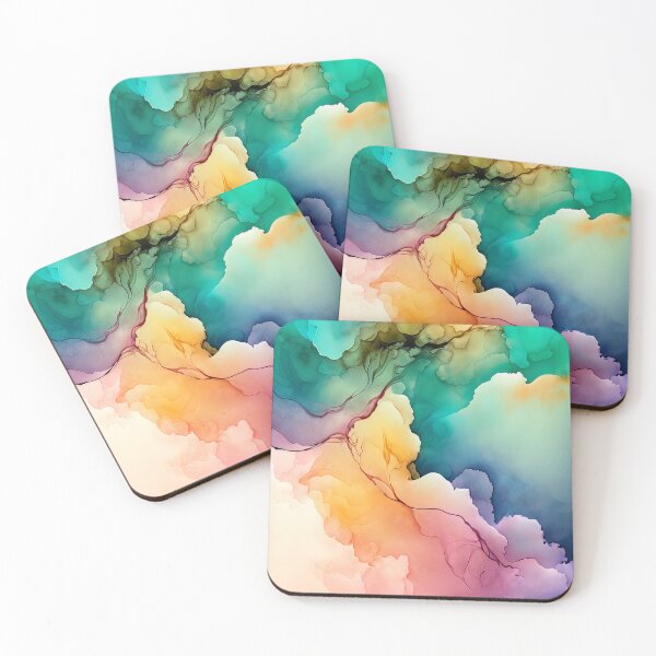Artikelvorschau, Colourful Abstract Alcohol Ink Art entworfen und verkauft von BilgePaksoylu.