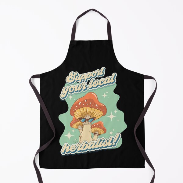 Item preview, Groovy funny mushrooms psychedelic sarcastic quote Support your local herbalist designed and sold by HomeCoquette.