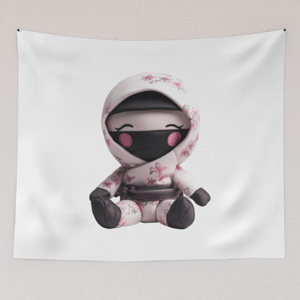 Item preview, Chibi Assassin Warrior Ninja Doll - Japanese Sakura  designed and sold by TVBArchive.