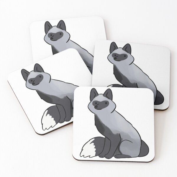 Item preview, Cute silver fox illustration  designed and sold by Yarafantasyart.
