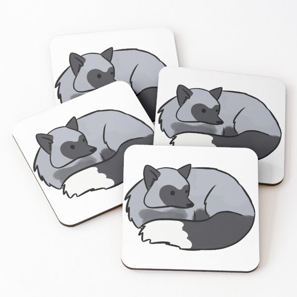 Item preview, Cute silver fox illustration  designed and sold by Yarafantasyart.