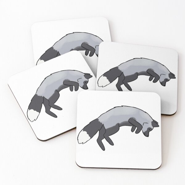 Item preview, Cute silver fox illustration  designed and sold by Yarafantasyart.