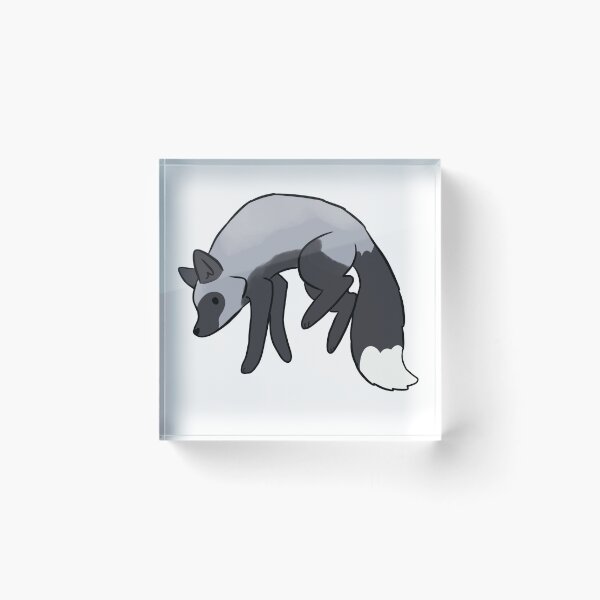 Item preview, Cute silver fox illustration  designed and sold by Yarafantasyart.