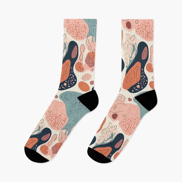 Item preview, Free-Spirited Fantasia: Abstract Bohemian Blob Pattern designed and sold by OgiPrintShop.