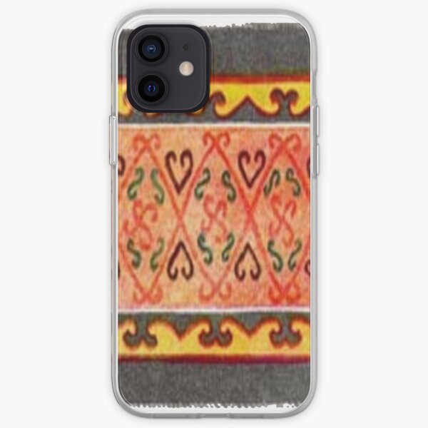#Ковровый #узор #балкарского #карачаевского #войлочного #ковра #Carpet #pattern of a #Balkarian &amp; #Karachay #felt #carpet #Ковровыйузор #CarpetPattern #таулу #tawlu #mountaineer #таулула #tawlula iPhone Soft Case