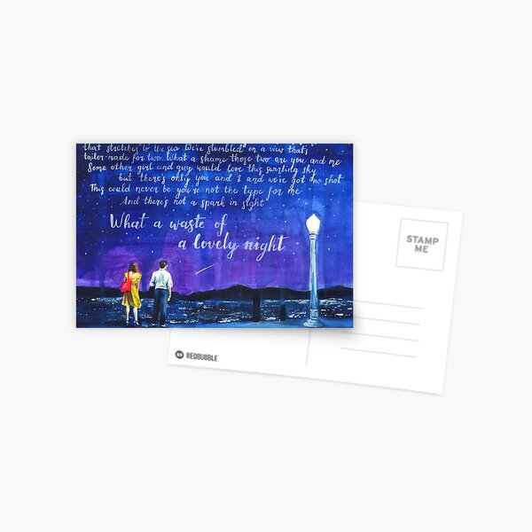LALALAND fanart Carte postale