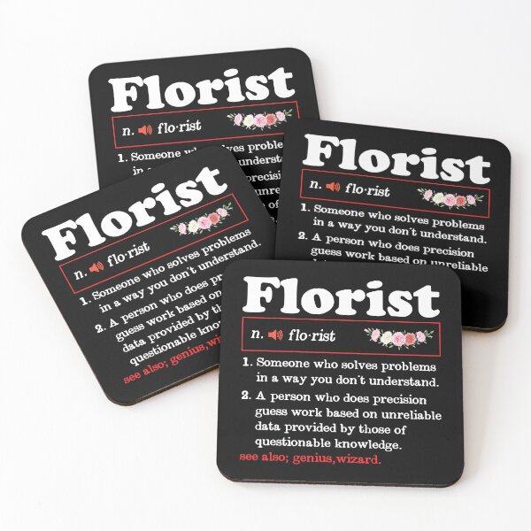 Item preview, Florist Definition Flower Decorator Floral Designer, Funny Florist designed and sold by podkay.