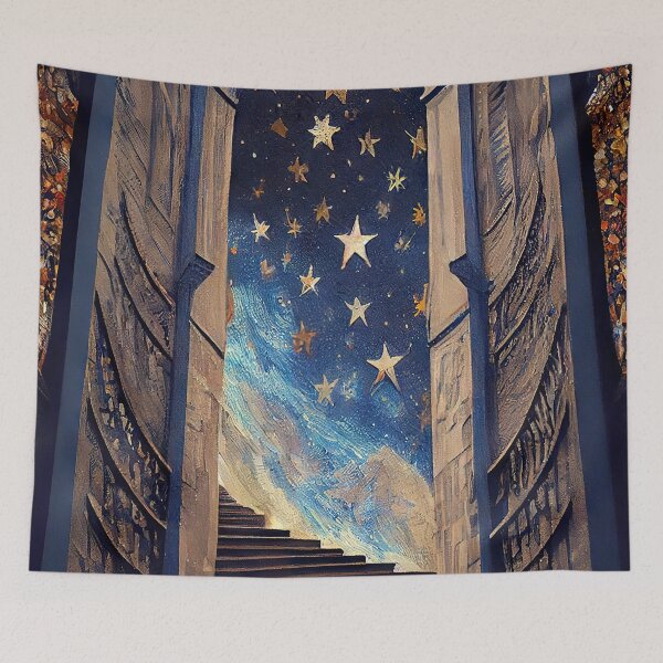 Item preview, Starlit Interior of the Cathedral. designed and sold by OccultDreams.