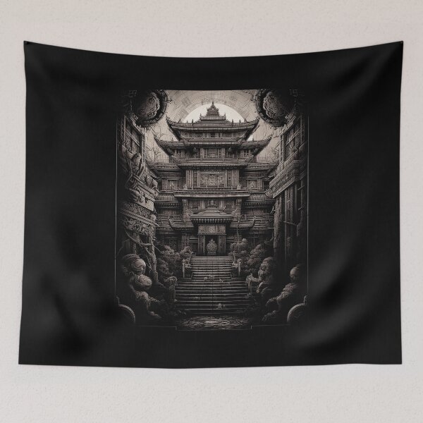 Item preview, The Temple in the Forest designed and sold by k2lu533.
