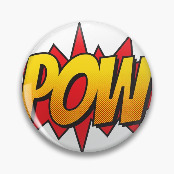 Item preview, Pow Onomatopoiea Comic Text designed and sold by MadfishDesigns.