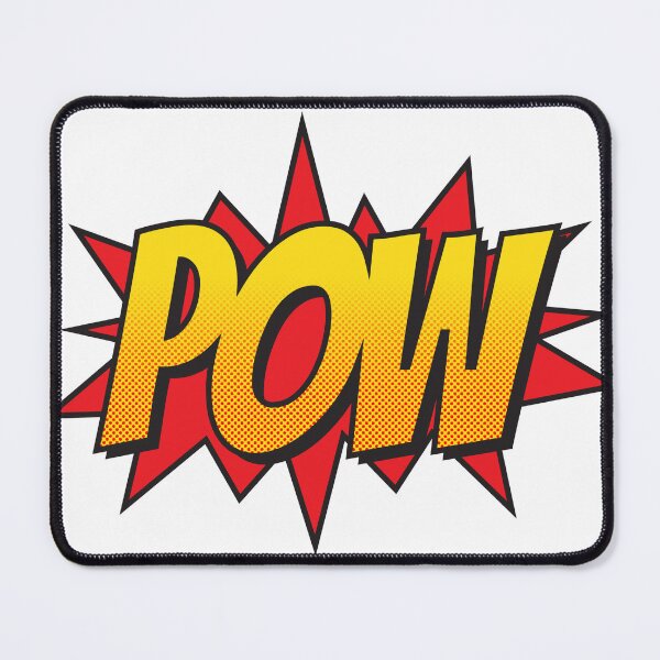 Item preview, Pow Onomatopoiea Comic Text designed and sold by MadfishDesigns.