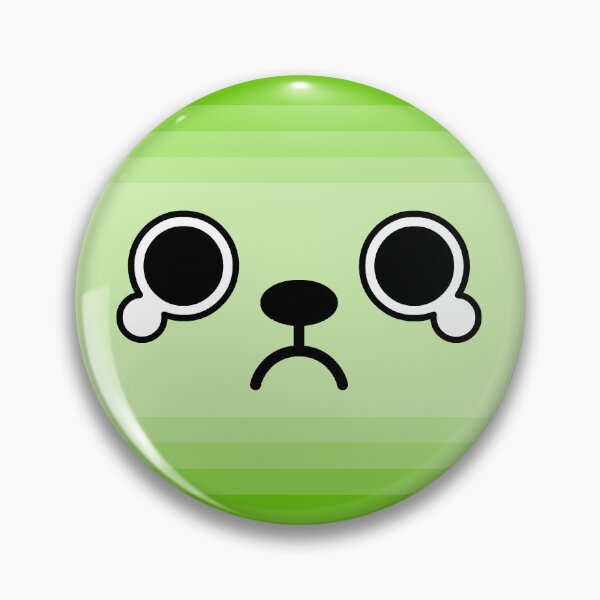 Item preview, Funny face 4 (green) designed and sold by SugarLars.