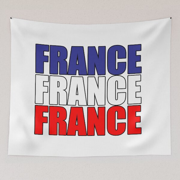 Item preview, T-Shirt for French Nationalists: FRANCE FRANCE FRANCE! designed and sold by coolbarda.