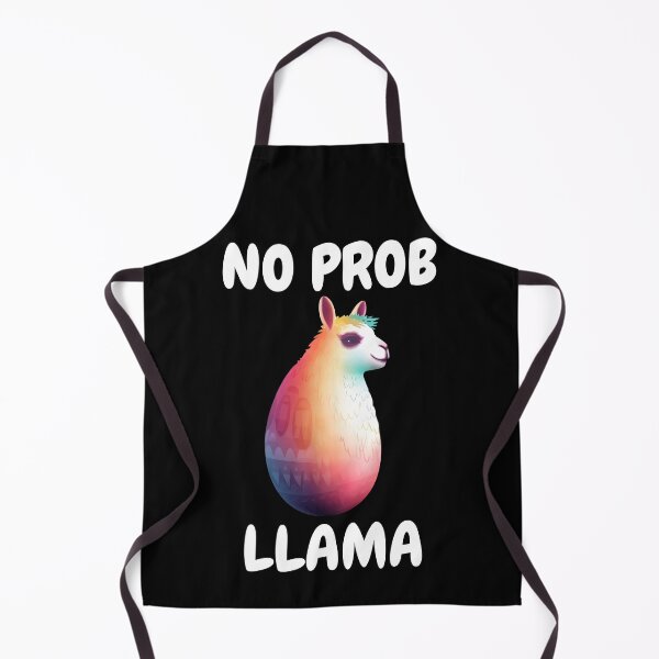 Item preview, No Prob Llama Easter Egg designed and sold by LlamaLoversShop.