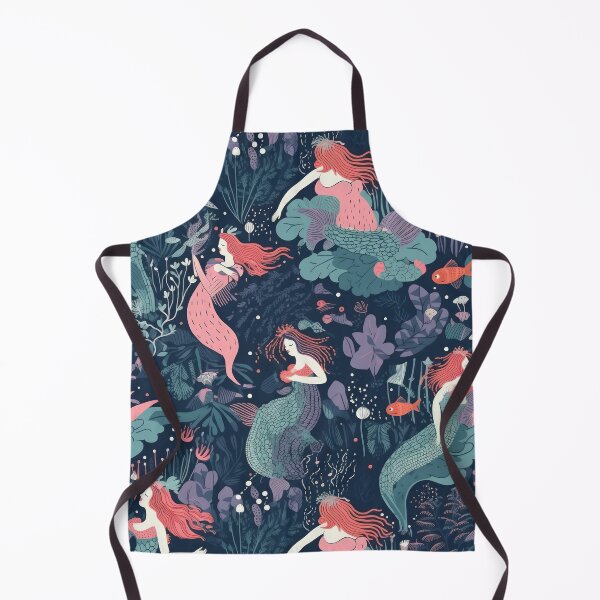 Item preview, Mermaid Lover Siren Underwater Fantasy Art Pattern 01 designed and sold by todayisteeday.