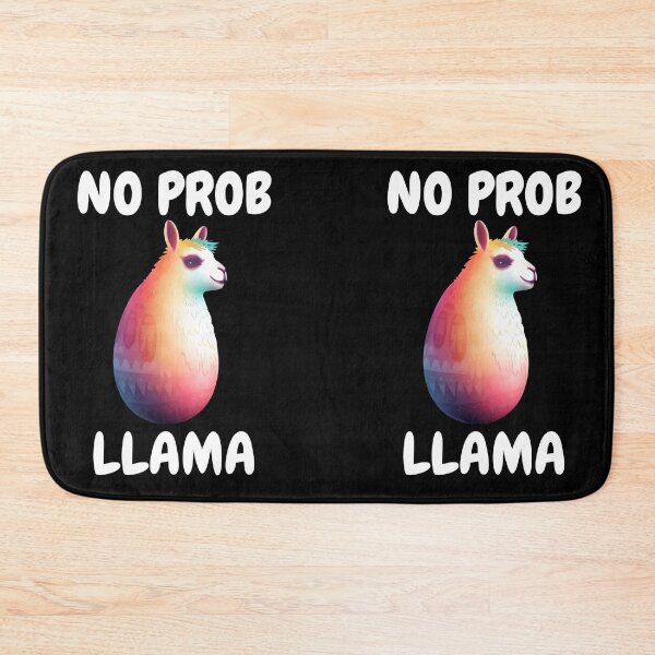 Item preview, No Prob Llama Easter Egg designed and sold by LlamaLoversShop.