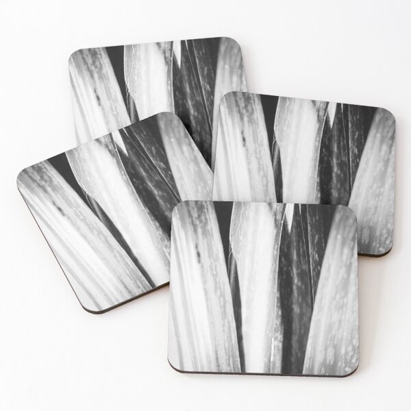 Item preview, Leafy Closeup Black and White Vertical Mount Stewart designed and sold by eddiebarronshop.