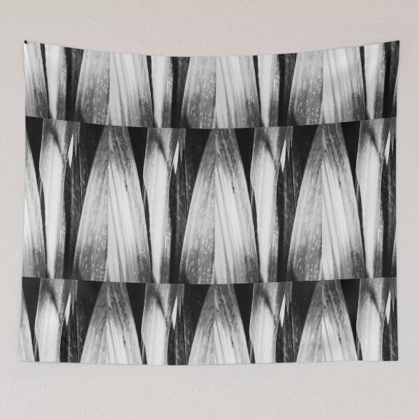 Item preview, Leafy Closeup Black and White Vertical Mount Stewart designed and sold by eddiebarronshop.