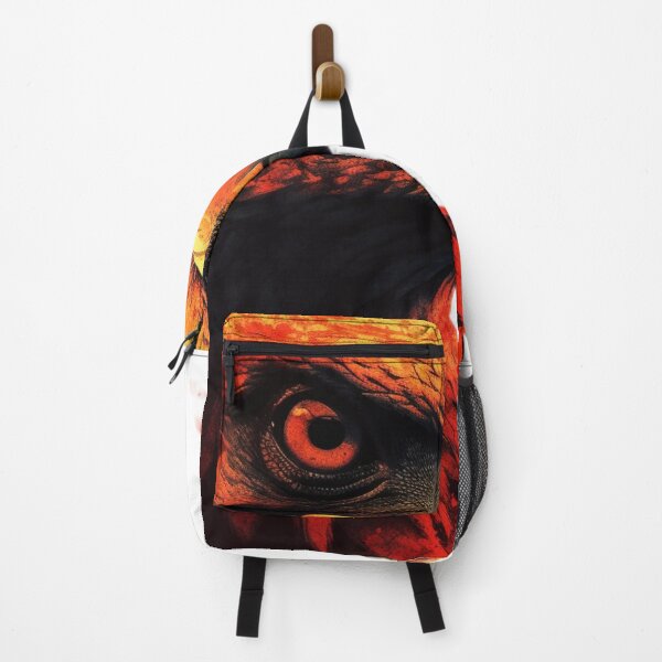 Item preview, Beautiful golden eagle in red flames designed and sold by LazyLifestyle.