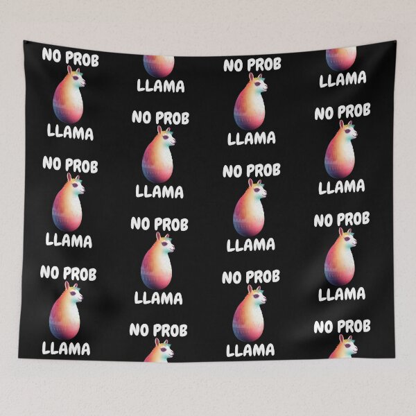 Item preview, No Prob Llama Easter Egg designed and sold by LlamaLoversShop.