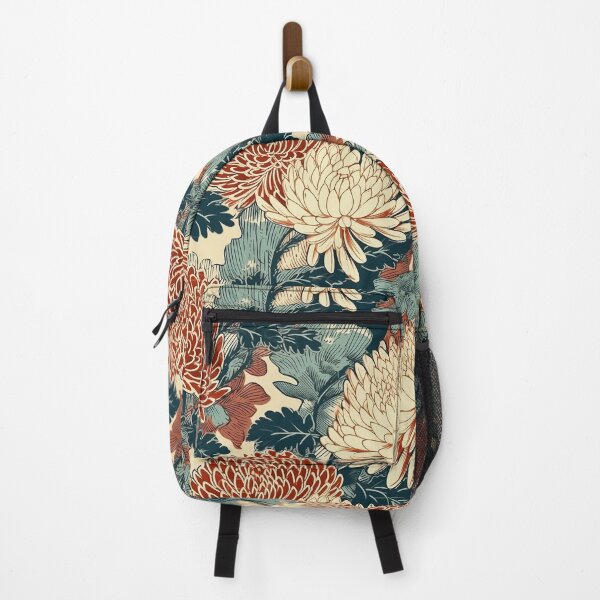 Item preview, Chrysanthemum print, wood block inspired designed and sold by cult-andromeda.