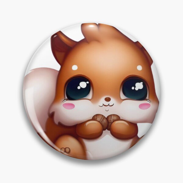 Artikelvorschau, Nettes Eichhörnchen mit Nüssen entworfen und verkauft von KawaiiPixelArt.