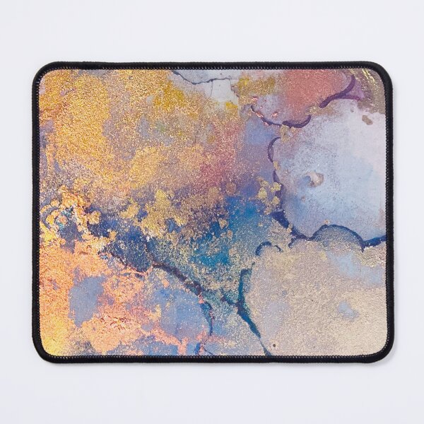 Item preview, Bright Gold Glory in Alcohol Liquid Art  designed and sold by Jenie Yolland.