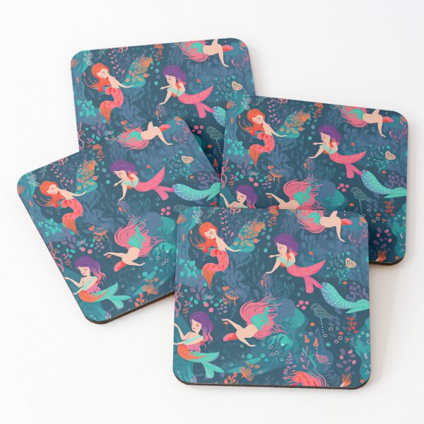 Item preview, Mermaid Lover Siren Underwater Fantasy Art Pattern 02 designed and sold by todayisteeday.