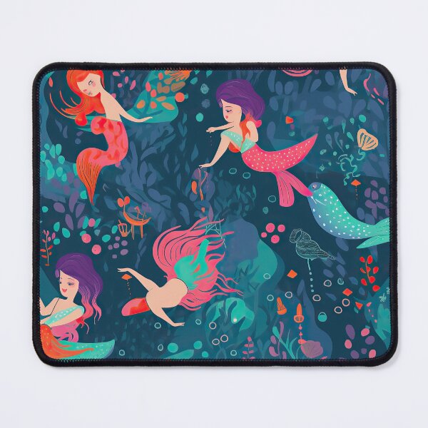 Item preview, Mermaid Lover Siren Underwater Fantasy Art Pattern 02 designed and sold by todayisteeday.