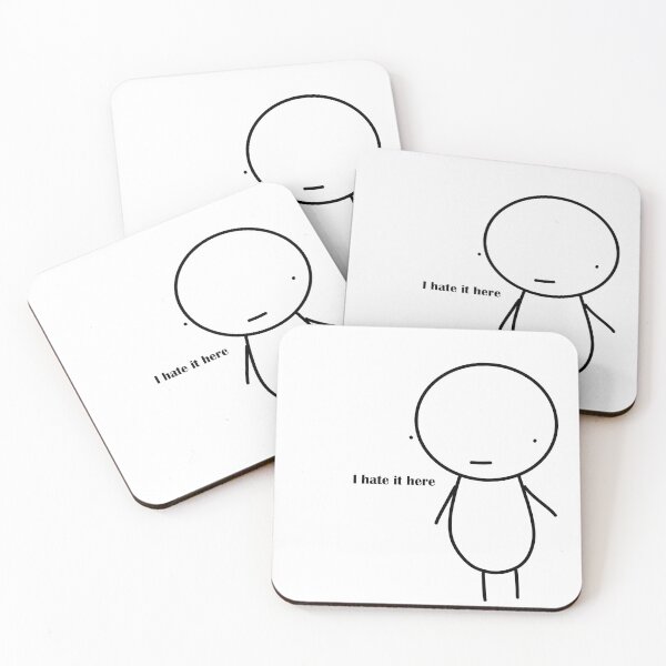 Item preview, i hate it here designed and sold by AFatCracker.