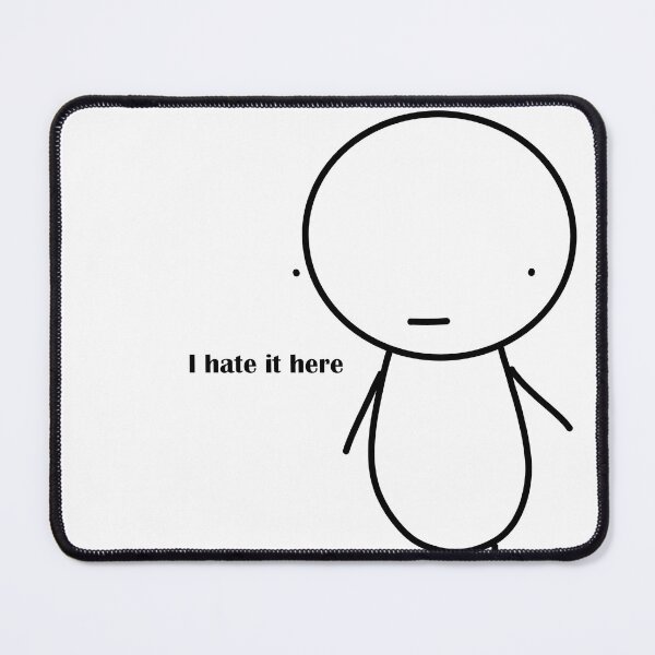 Item preview, i hate it here designed and sold by AFatCracker.