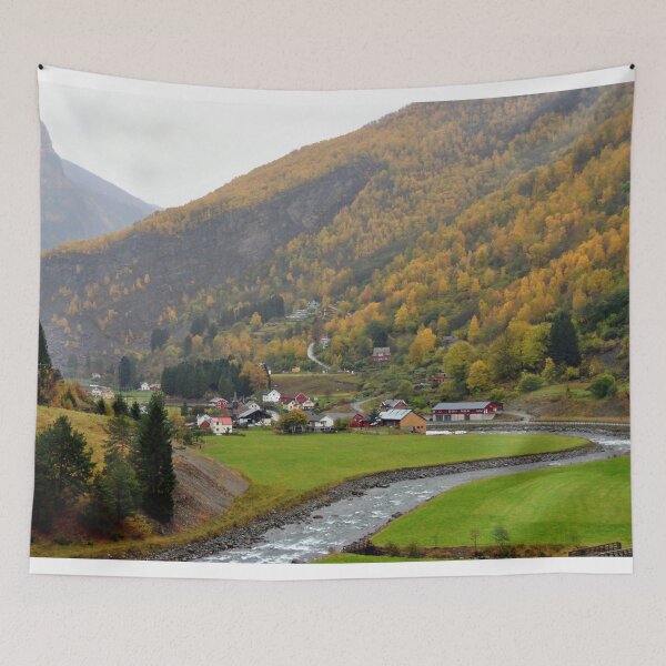Item preview, Flamsdalen Valley Flam Norway Scandinavia designed and sold by AndyEvansPhotos.