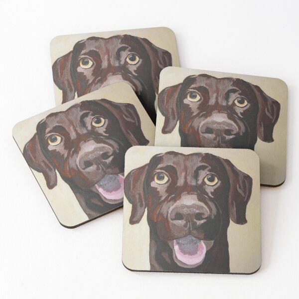 Item preview, Chocolate Labrador  designed and sold by Nikki Attree.