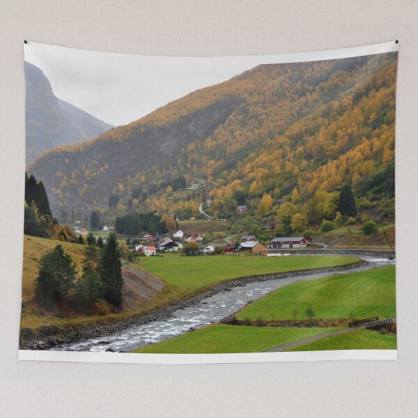 Item preview, Flamsdalen Valley Flam Norway Scandinavia designed and sold by AndyEvansPhotos.