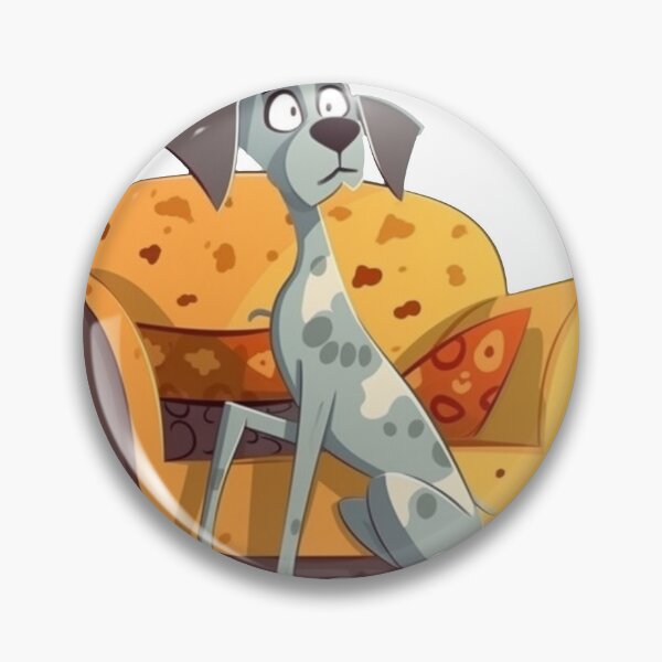 Item preview, Pixar Style Grey Dog designed and sold by Digital-Space.