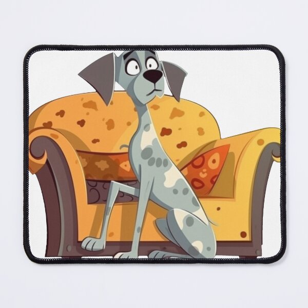 Item preview, Pixar Style Grey Dog designed and sold by Digital-Space.